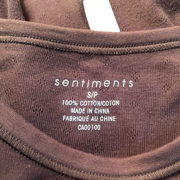 3 for $30! Sentiments 100% cotton pointelle shirt - Picture 3 of 8